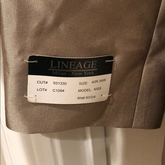 Lineage by Joseph Abboud Men’s Tan Blazer – Size 40R x 34W - Picture 6 of 8